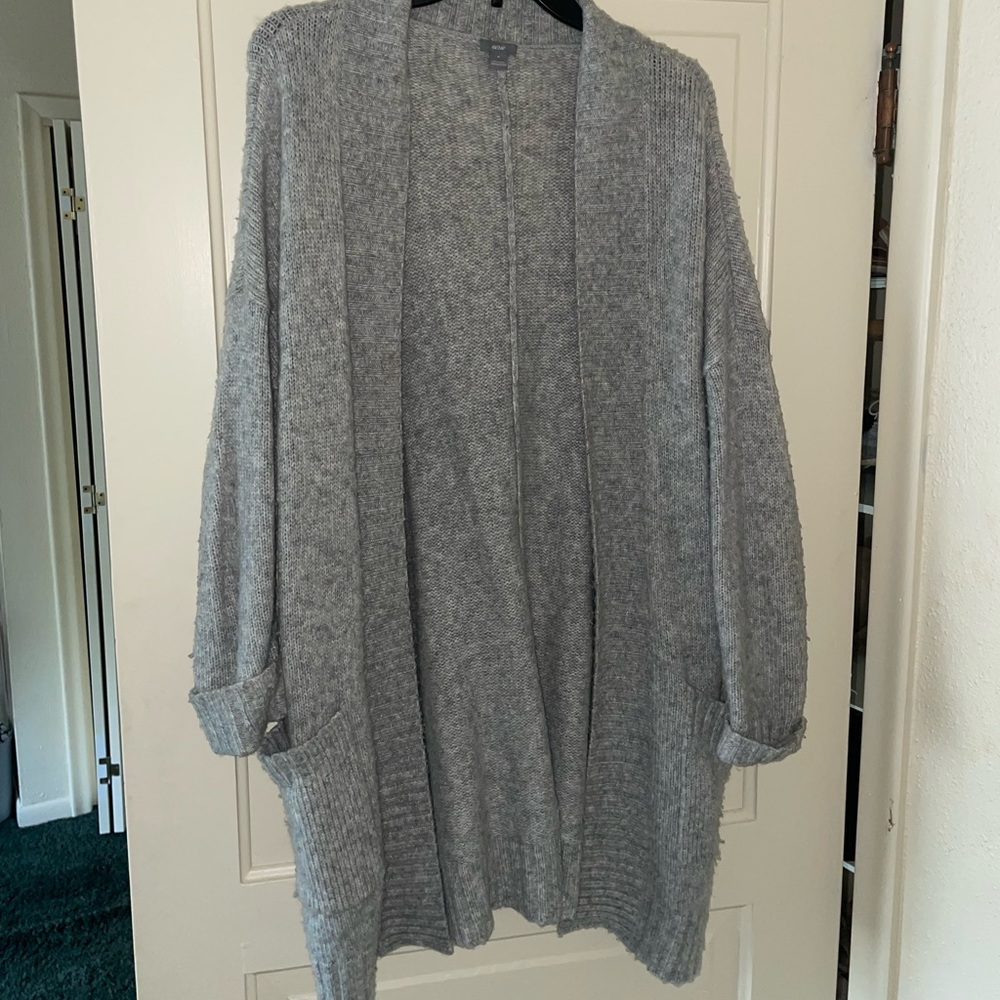 aerie gray cardigan